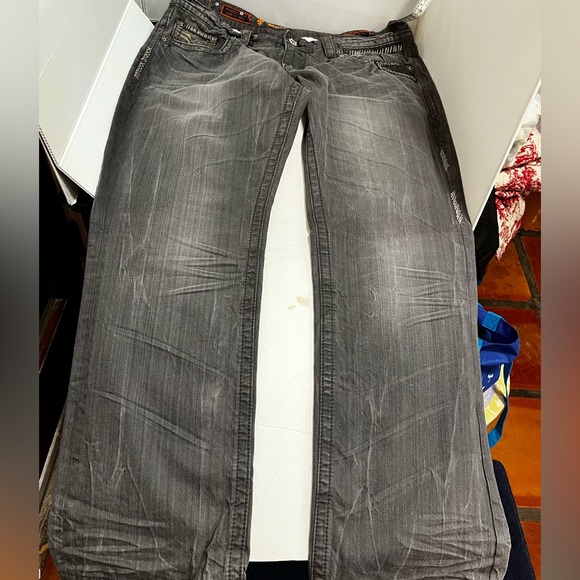 Rock Revival Other - Rock Revival Gray Straight Jeans Classic Style